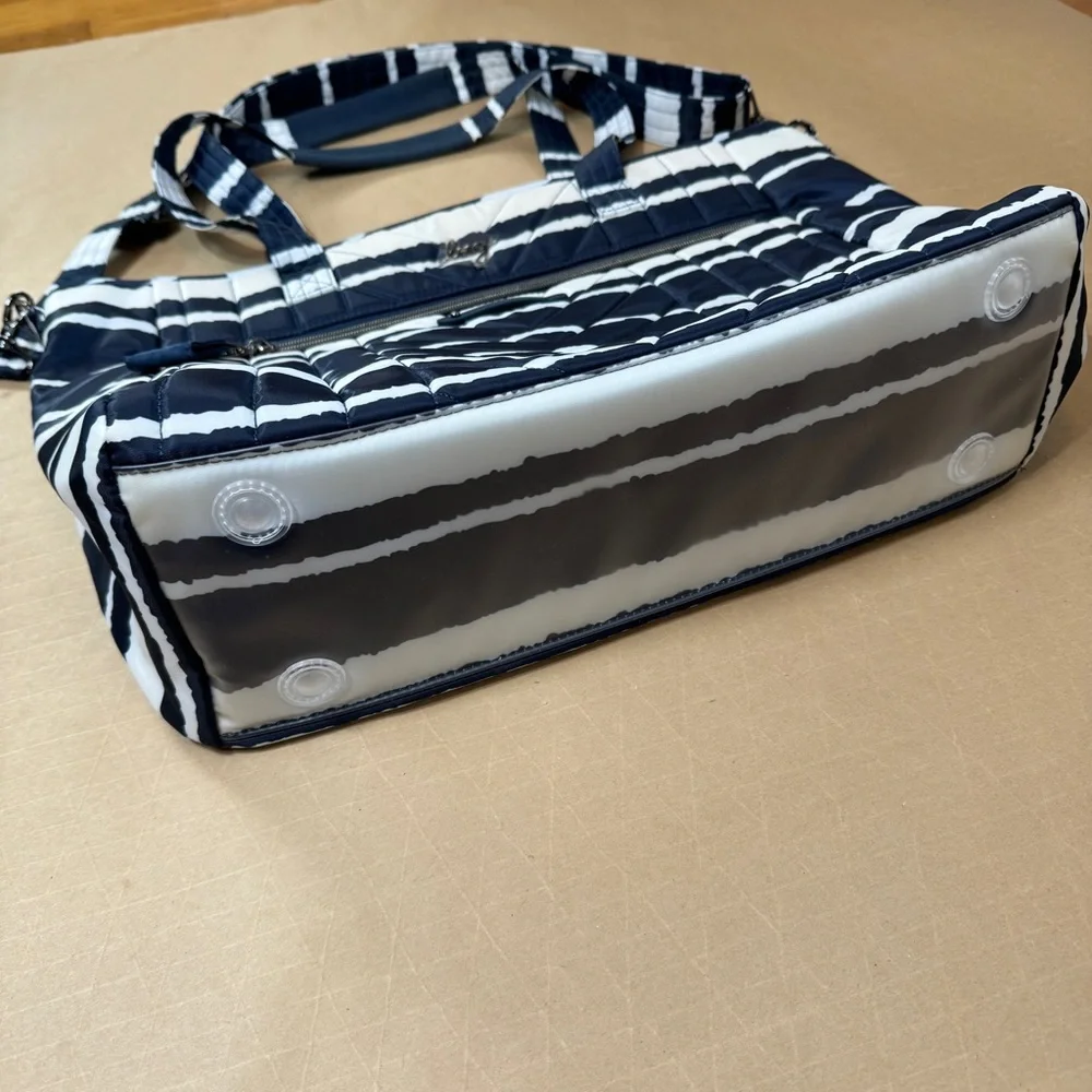 Lug Convertible Carryall Tote-Paddle Blue‎ and White